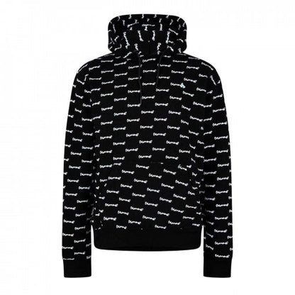 Front - Money Mens All Over Logo Hoodie