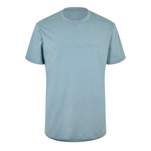 Front - Armani Exchange Mens Embossed T-Shirt