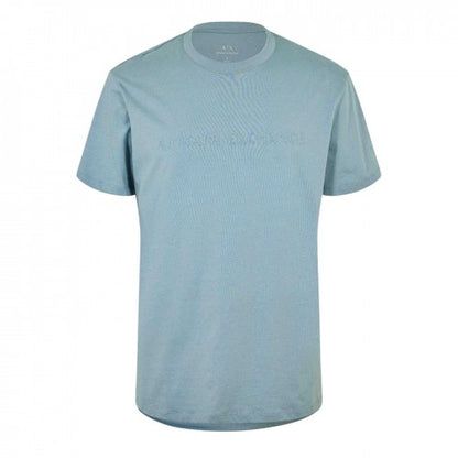 Front - Armani Exchange Mens Embossed T-Shirt
