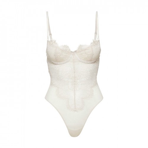 Front - Bardot Womens/Ladies Bitney Lace Bodysuit