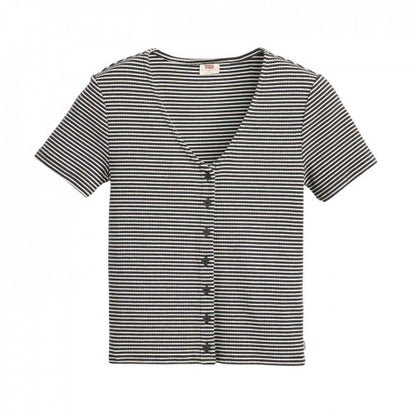 Front - Levis Womens/Ladies Striped T-Shirt