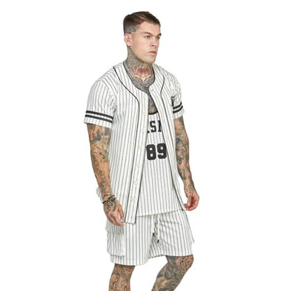 Front - SikSilk Mens Baseball Jersey
