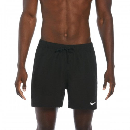 Front - Nike Mens Swoosh Mesh Lined Swim Shorts
