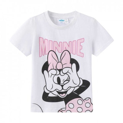 Front - Minnie Mouse Girls Minnie Mouse Polyester Blend T-Shirt