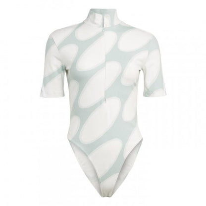 Front - Adidas Womens/Ladies Marimekko Future Icons Slim Short-Sleeved Bodysuit