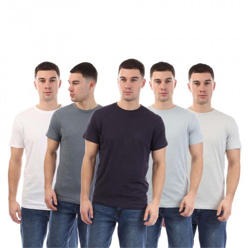 Front - Duck and Cover Mens Demtare T-Shirt (Pack of 5)