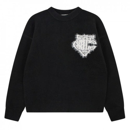 Front - Couture Womens/Ladies Fluffy Winter Sweater Top