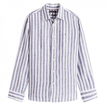 Front - Tommy Hilfiger Mens Bengal Long-Sleeved Shirt