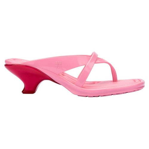 Front - Melissa Womens/Ladies Layla Toe Post Flare Heel Sandals