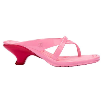 Front - Melissa Womens/Ladies Layla Toe Post Flare Heel Sandals