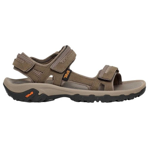 Front - Teva Mens Walking Flat Sandals