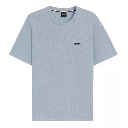 Front - Boss Mens Waffle Pyjama Top