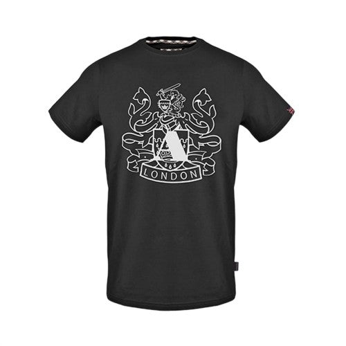 Front - Aquascutum Unisex Adult Graphic Logo T-Shirt