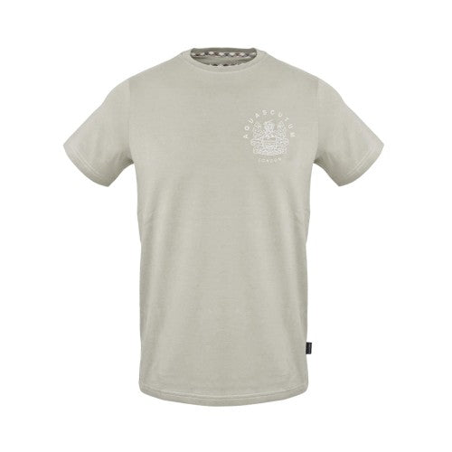Front - Aquascutum Mens Plain Logo T-Shirt