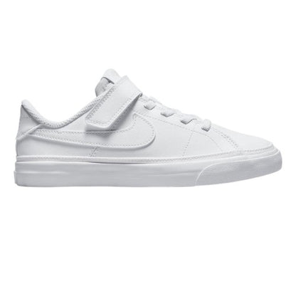Front - Nike Childrens/Kids Court Legacy Leather Trainers