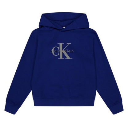 Front - Calvin Klein Childrens/Kids Logo Printed Hoodie