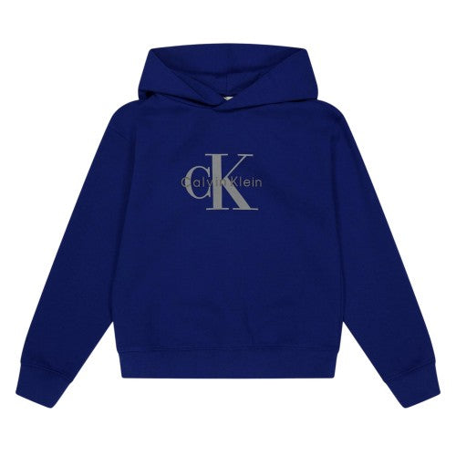 Front - Calvin Klein Childrens/Kids Logo Printed Hoodie