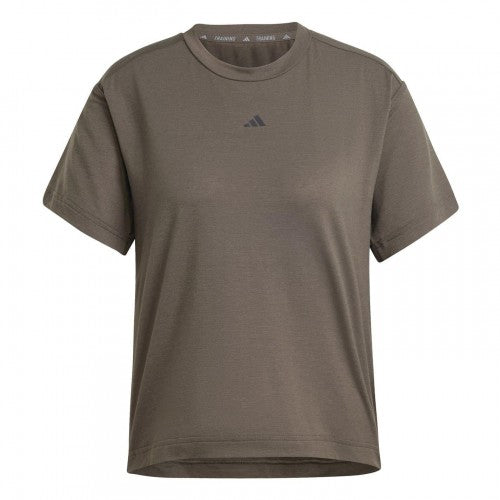 Front - Adidas Womens/Ladies PrimeLift Cut Out T-Shirt