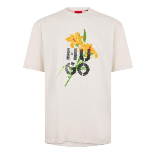 Front - Hugo Mens Dilablumi T-Shirt