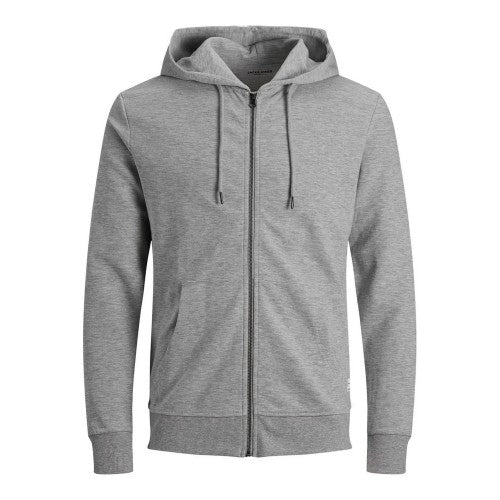 Front - Jack And Jones Mens Big & Tall Full Zip Hoodie