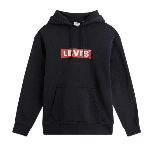 Front - Levis Mens Graphic Relaxed Fit Hoodie