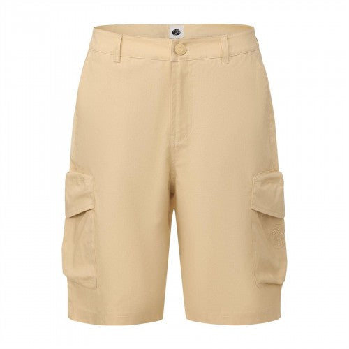 Front - Pretty Green Mens Cotton Reinforced Tailored Casual Cargo Shorts