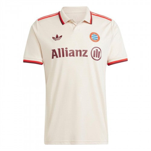 Front - Adidas Mens Retro FC Bayern Munich Football Shirt