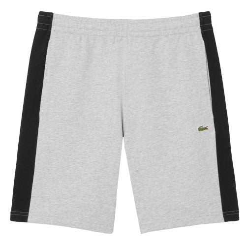 Front - Lacoste Mens Fleece Colour Block Regular Shorts