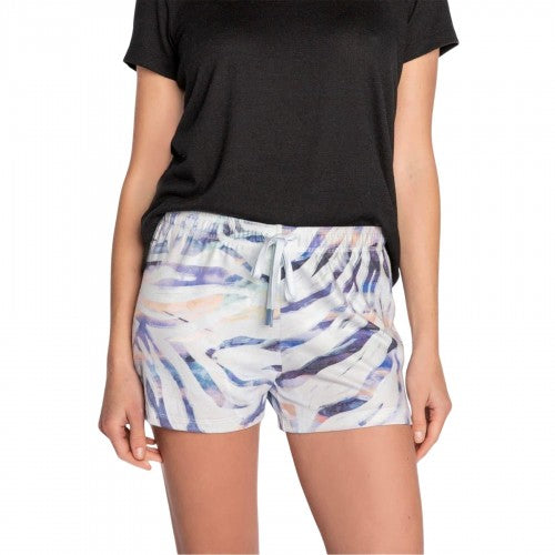 Front - PJ Salvage Womens/Ladies Peachy Party Printed Lounge Shorts