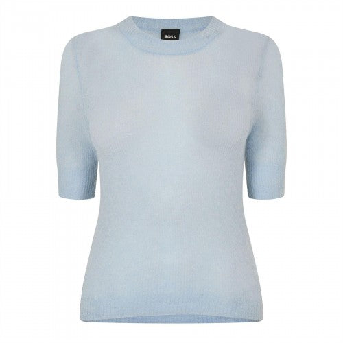 Front - Boss Womens/Ladies Mohair Slim Short-Sleeved T-Shirt