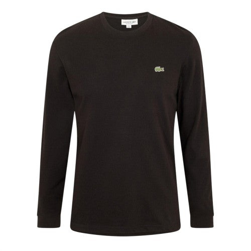Front - Lacoste Mens Embroidered Logo Jersey Long-Sleeved T-Shirt