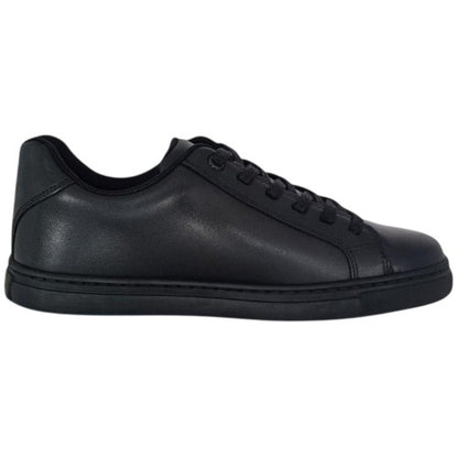 Front - Pretty Green Childrens/Kids Latham Leather Trainers