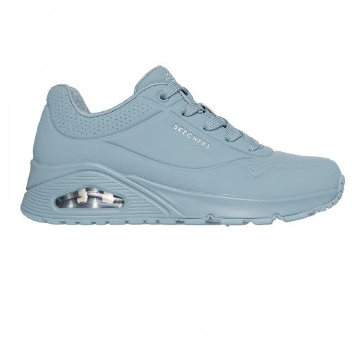 Front - Skechers Womens/Ladies Uno Stand On Air Pastel Trainers