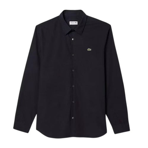Front - Lacoste Mens Oxford Long-Sleeved Shirt