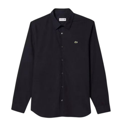 Front - Lacoste Mens Oxford Long-Sleeved Shirt