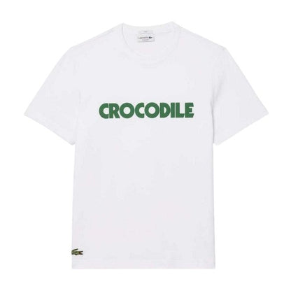 Front - Lacoste Mens Graphic Print Cotton T-Shirt