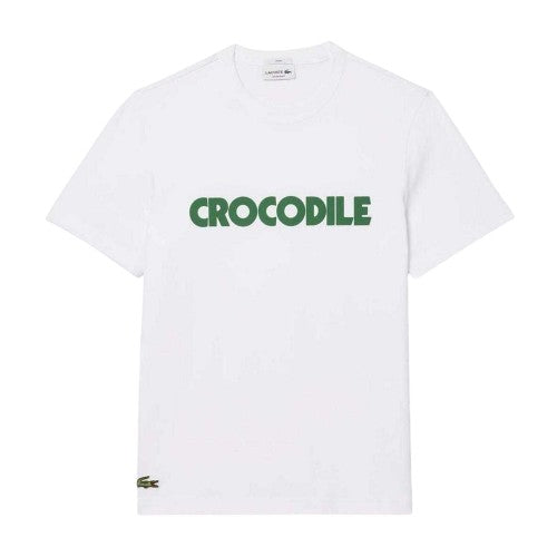Front - Lacoste Mens Graphic Print Cotton T-Shirt