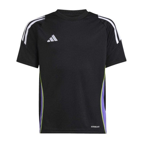 Front - Adidas Childrens/Kids Tiro 24 3 Stripes Jersey