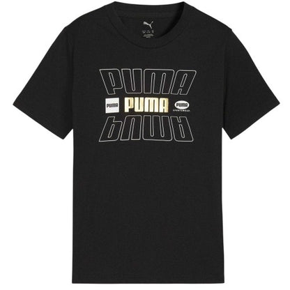 Front - Puma Childrens/Kids Essentials Lab Logo T-Shirt