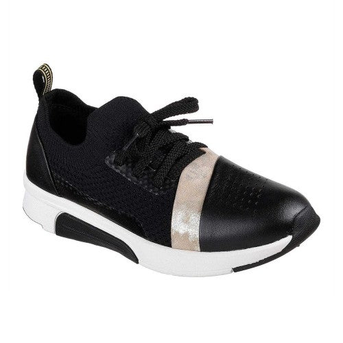 Front - Skechers Womens/Ladies Modern Jogg Leather Trainers