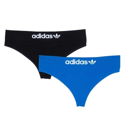 Front - Adidas Womens/Ladies Modern Thong (Pack of 2)
