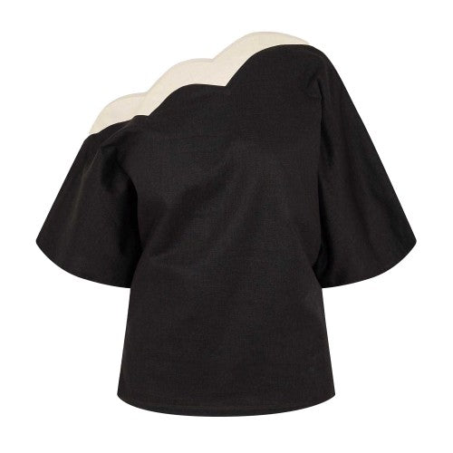 Front - Never Fully Dressed Womens/Ladies Tilly Scalloped Top