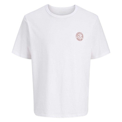 Front - Jack And Jones Mens Logo Cotton T-Shirt