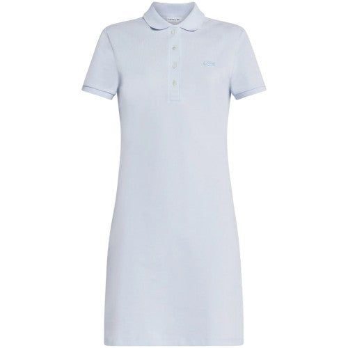 Front - Lacoste Womens/Ladies Collared Polo Shirt Dress