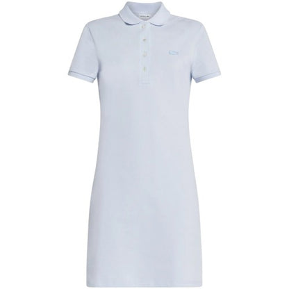 Front - Lacoste Womens/Ladies Collared Polo Shirt Dress