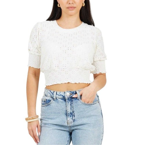 Front - Brave Soul Womens/Ladies Shirred Top