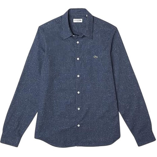 Front - Lacoste Mens Regular Long-Sleeved Shirt