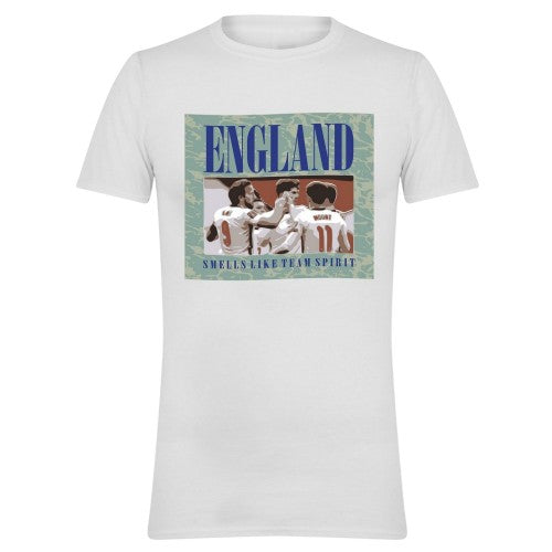 Front - AWD Mens Smells Like Team Spirit England T-Shirt