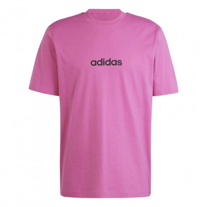 Front - Adidas Mens Logo Cotton T-Shirt