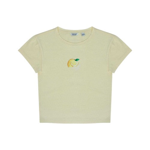 Front - Jack Wills Womens/Ladies Lemon Slim Crop Top